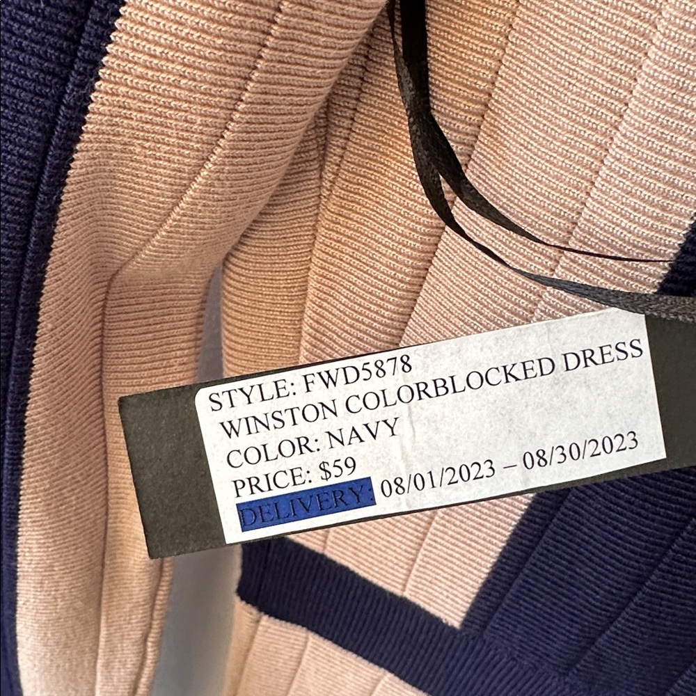 Adelyn Rae Winston Colorblock Dress NWT - Picture 5 of 5
